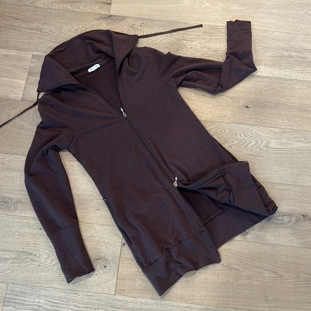Versatile jersey cardigan